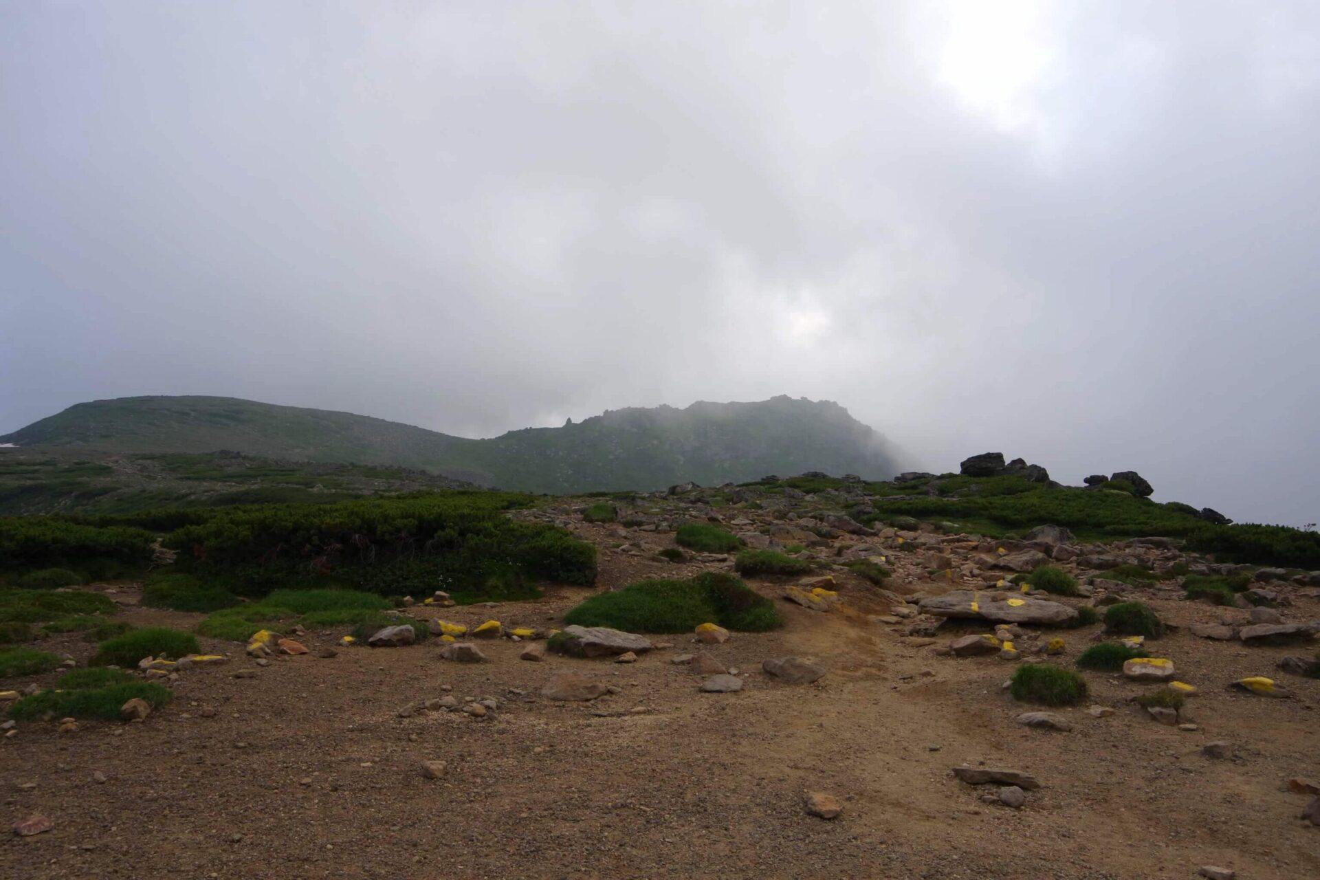 白雲岳と思っていた山